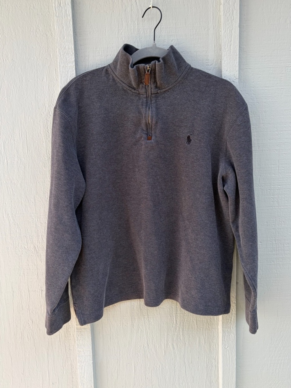 Ralph Lauren Men’s Charcoal Half-Zip Sweater